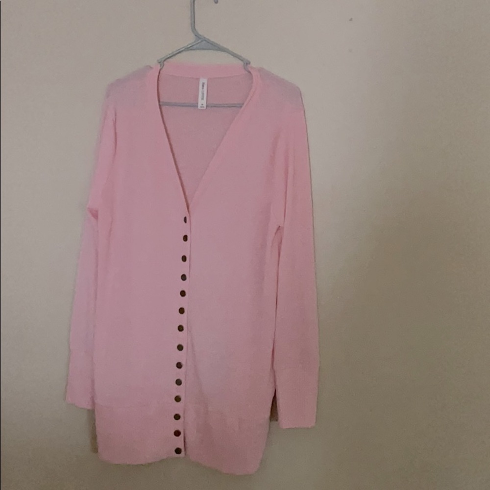 Light Pink Zenana outfitters cardigan